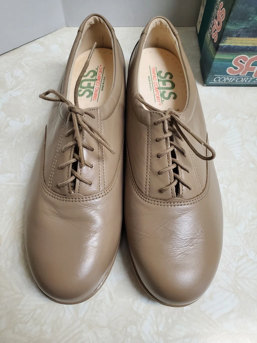 SAS Women's Mocha Leather Whisper Walking Shoe USA